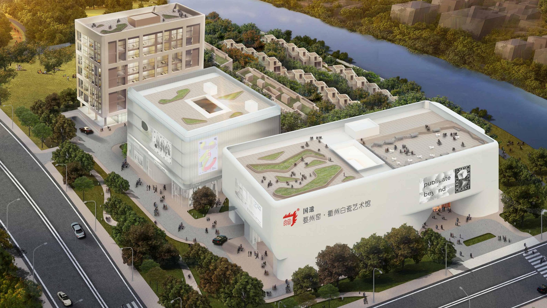 国遗婺州窑衢州白瓷艺术馆效果图